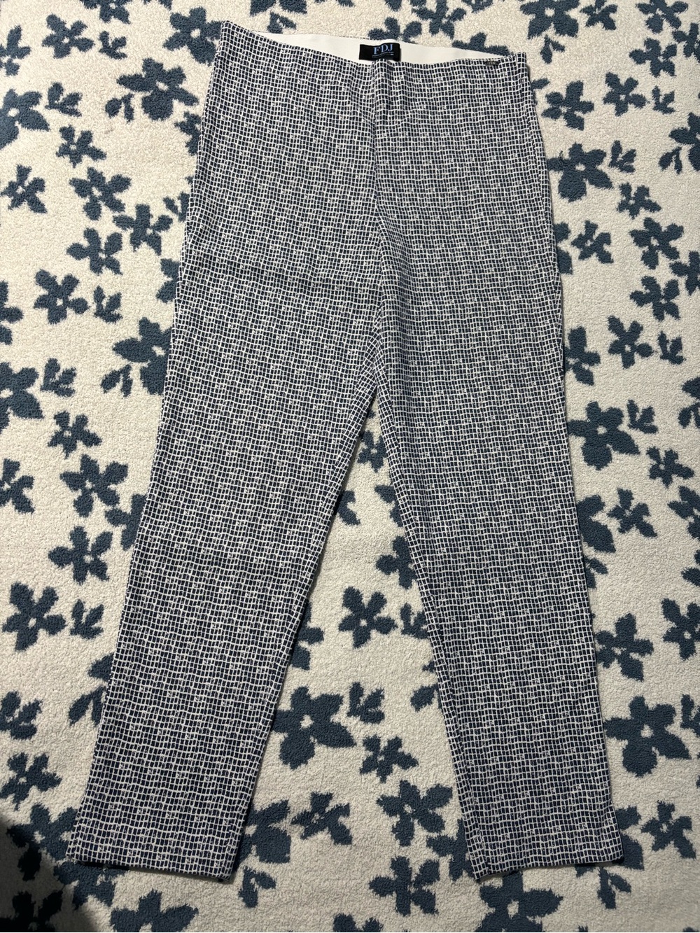 FDJ French Dressing Jeans Printed Straight Leg Pants Size 12